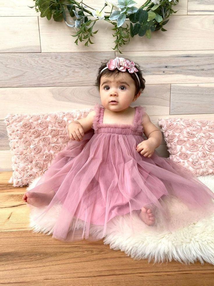 Blush Tulle Dress