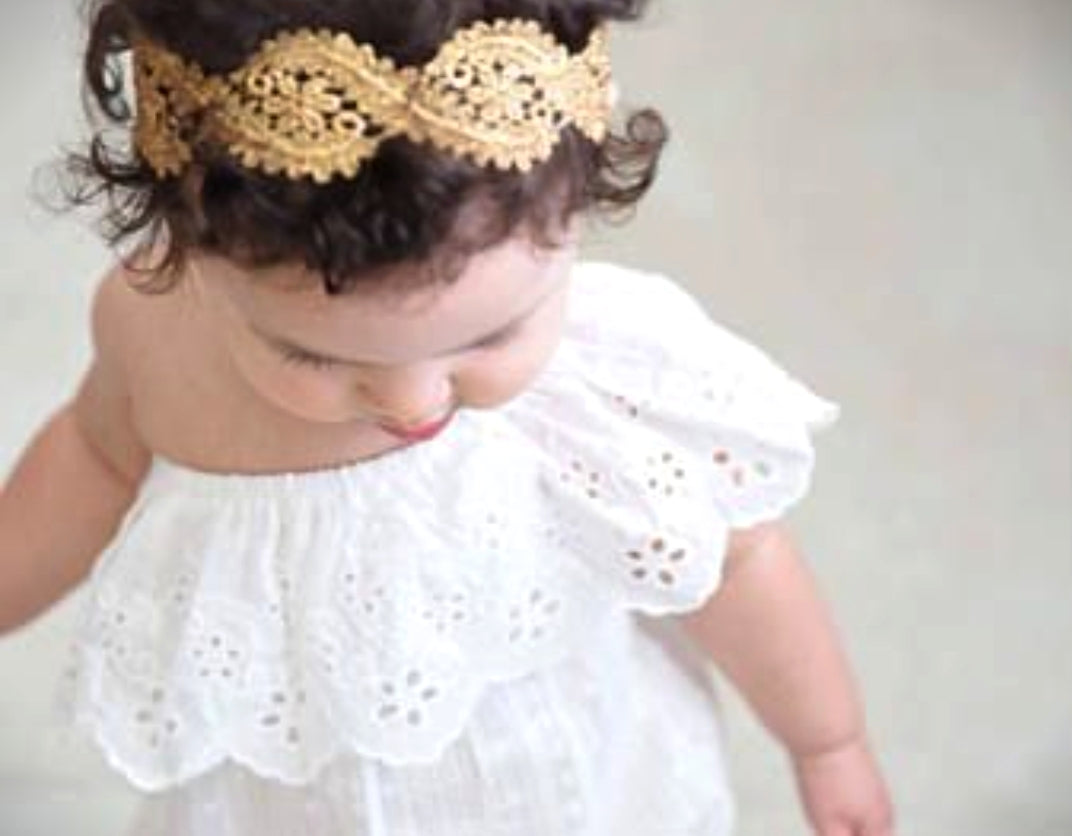 White Lace Romper