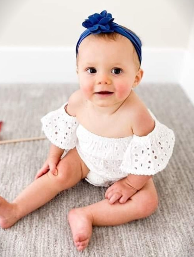 White Lace Romper