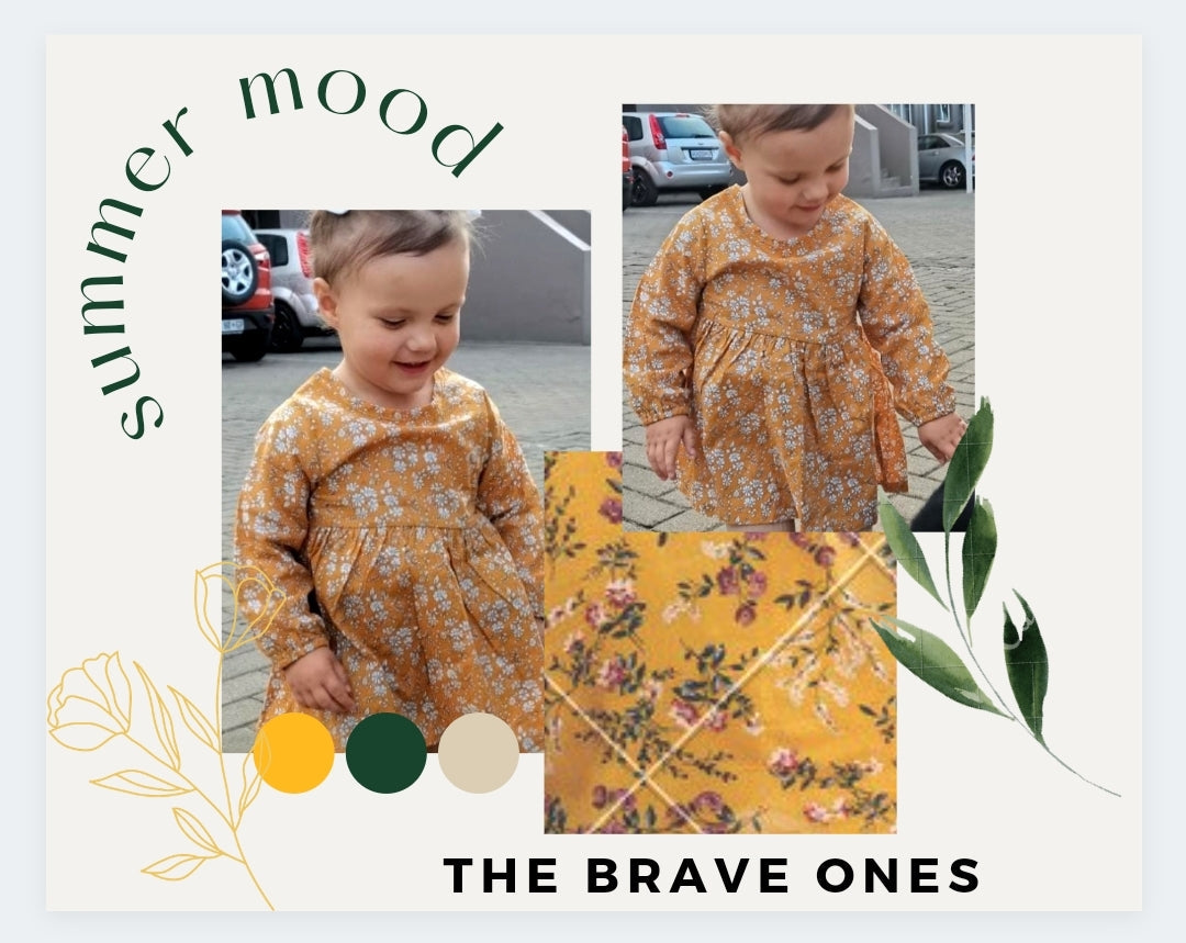 Mustard Floral Dess