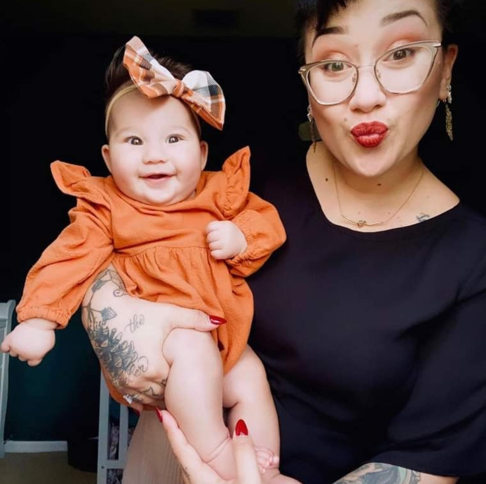 Pumpkin Spice Balloon Romper