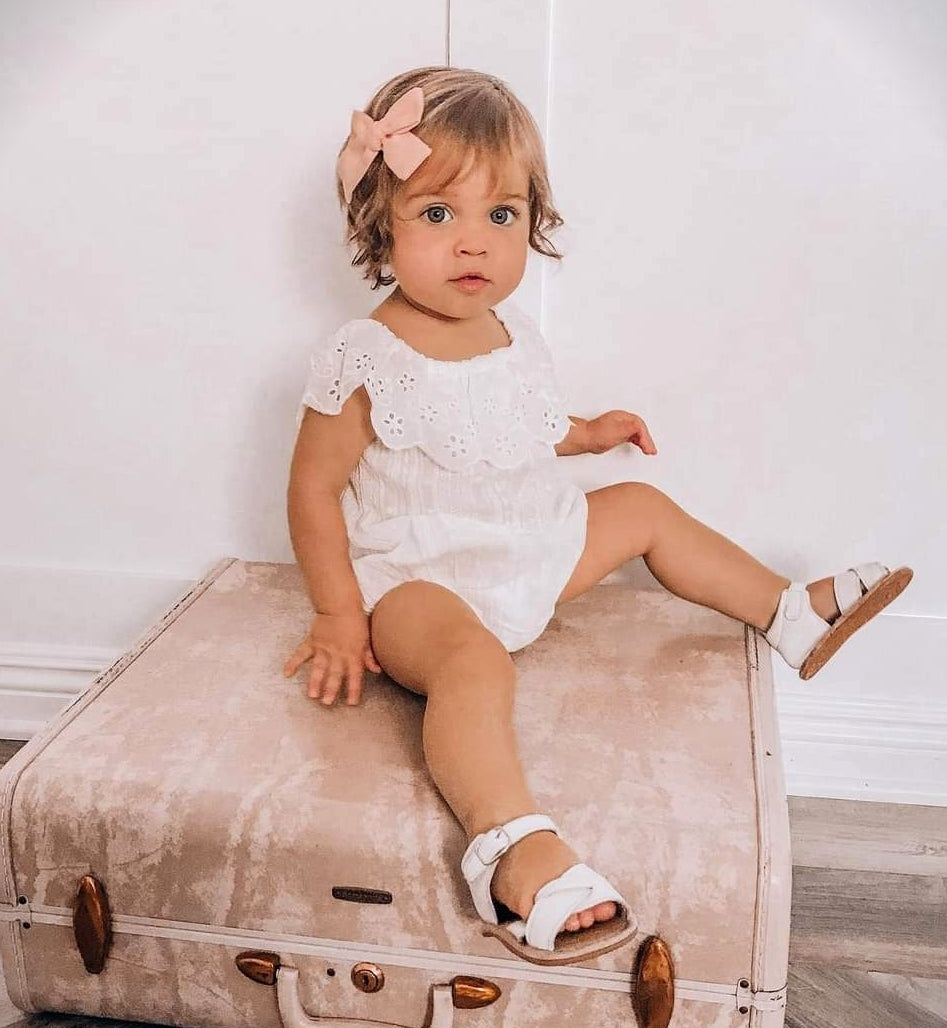 White Lace Romper