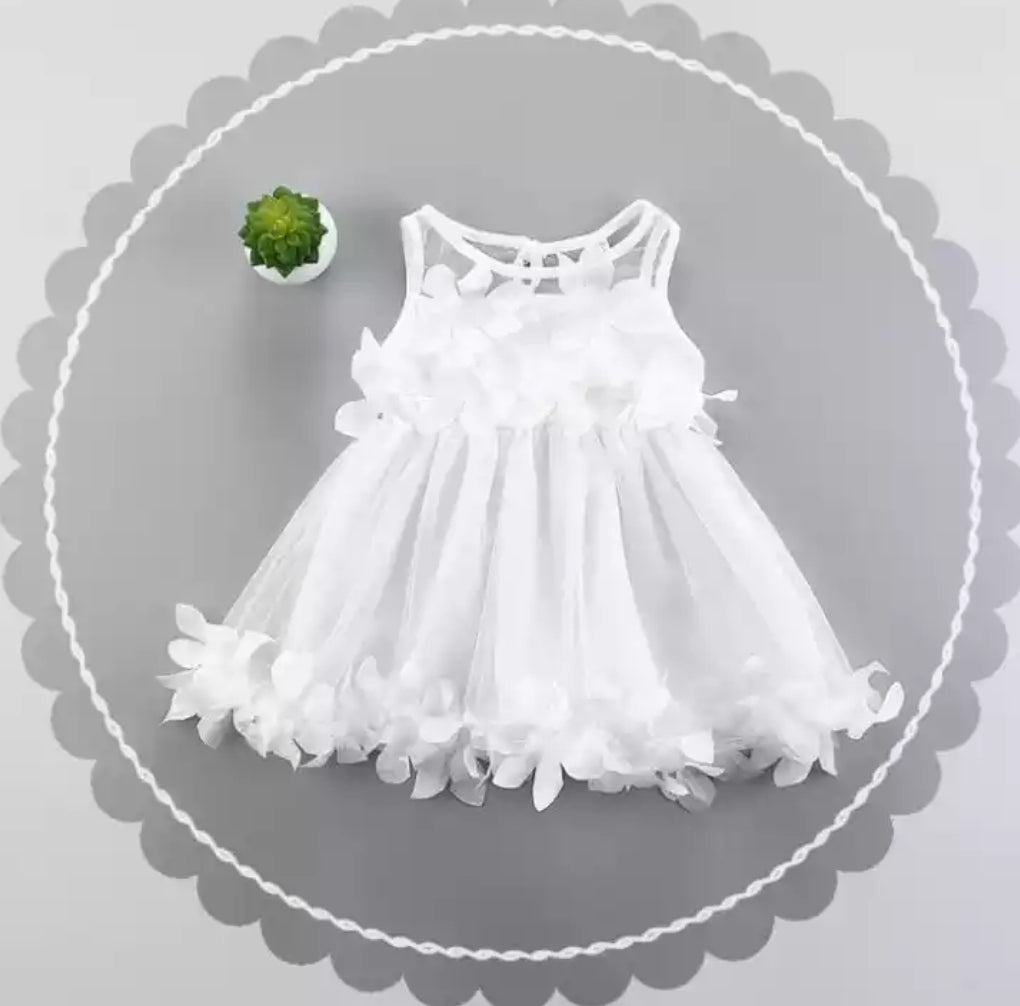 White Flower Dress