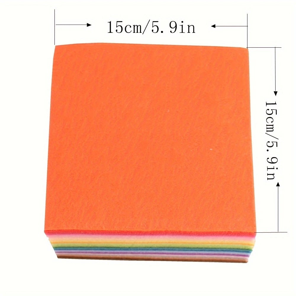 40pcs QUANFANG Vibrant Nonwoven Felt Fabric Squares