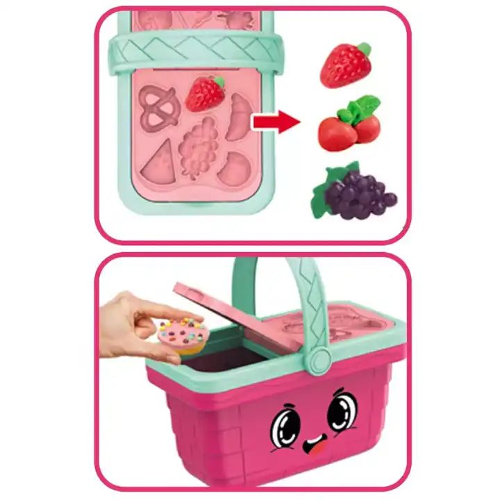 Magic Dough Ice cream picnic basket plastic set