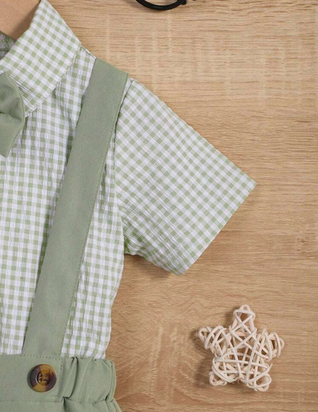 Green Checked Gentleman Suit