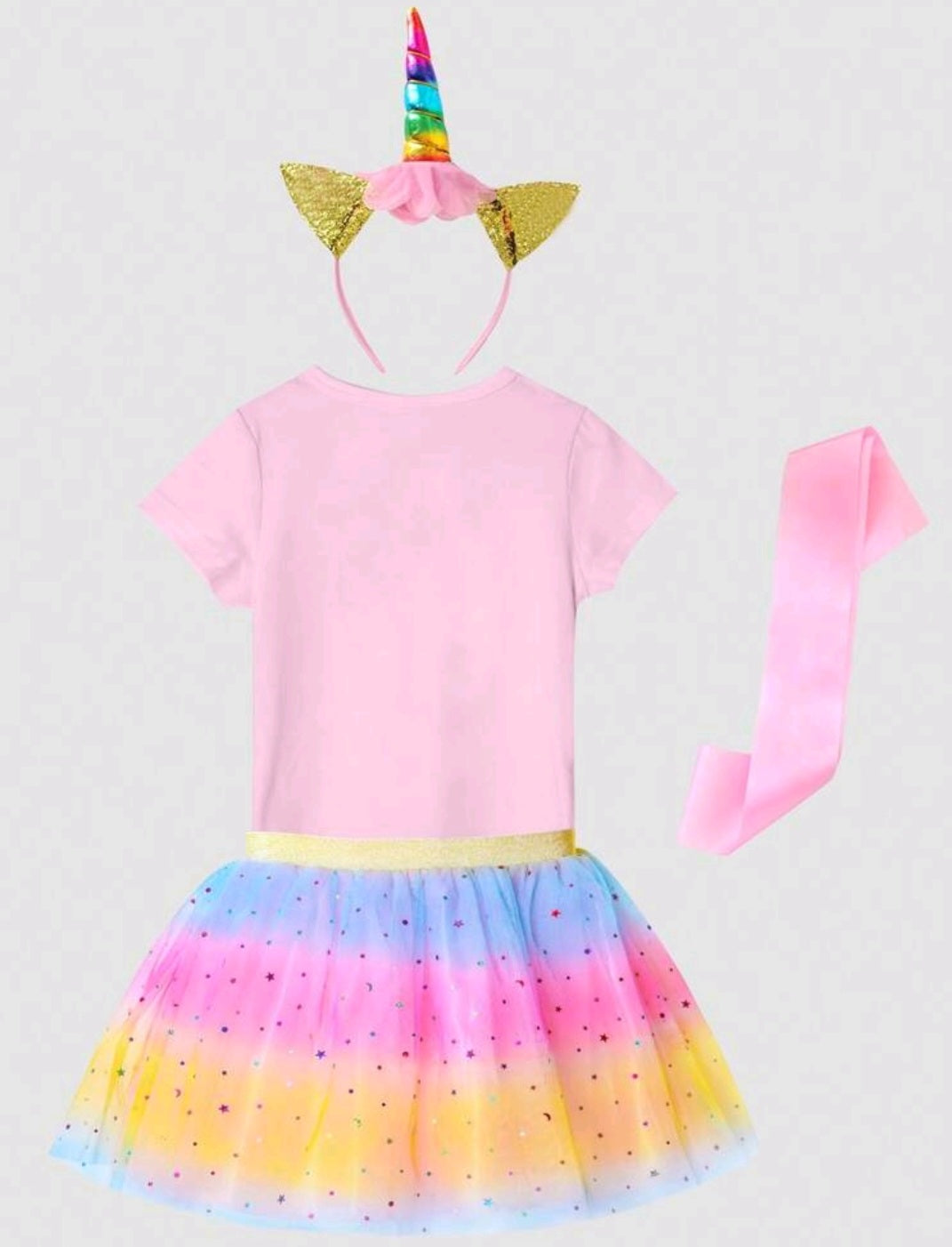 4PSC Happy Birthday Outfit Unicorn