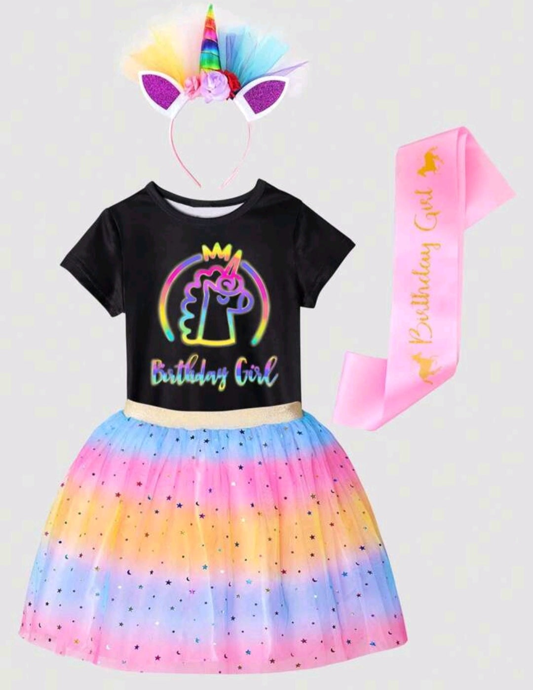 4PSC Unicorn Birthday Outfit