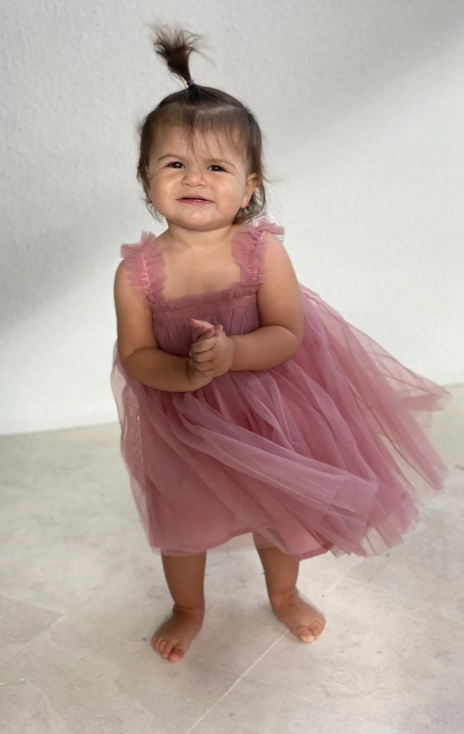 Blush Tulle Dress