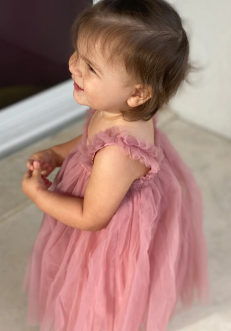 Blush Tulle Dress