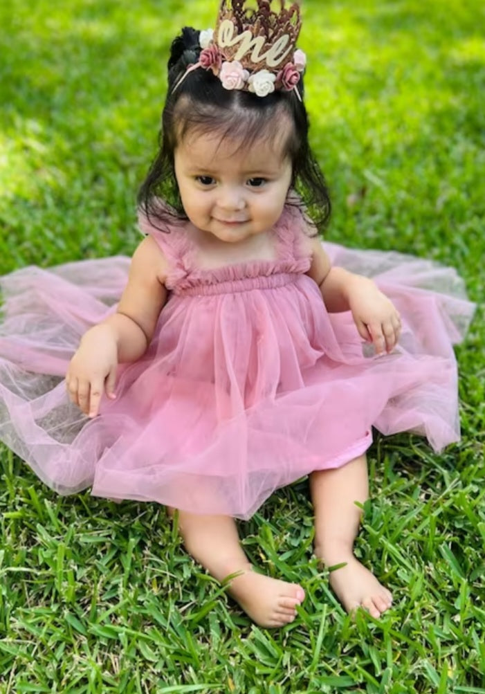 Blush Tulle Dress