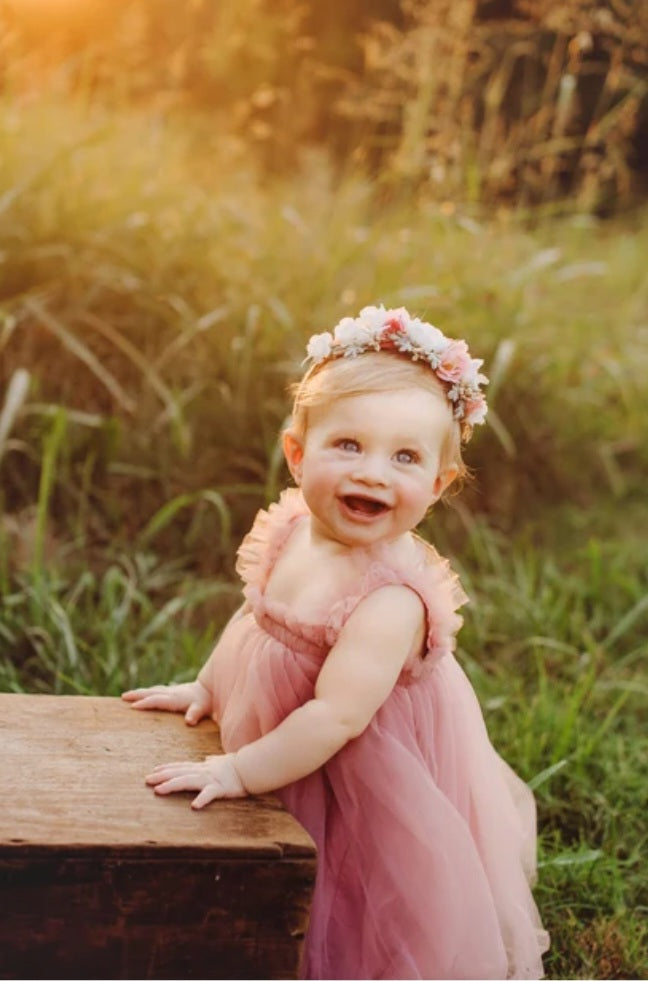 Blush Tulle Dress
