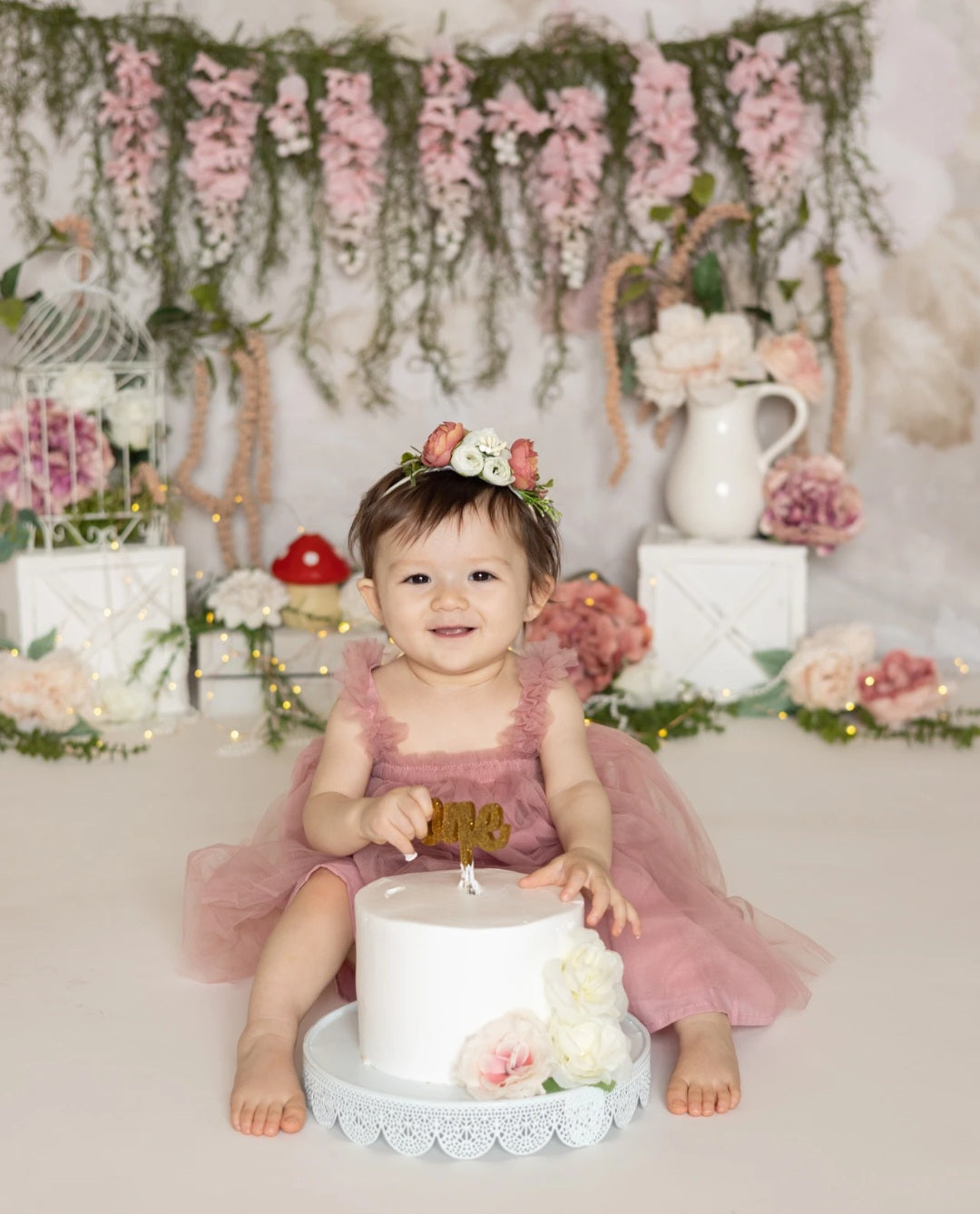 Blush Tulle Dress