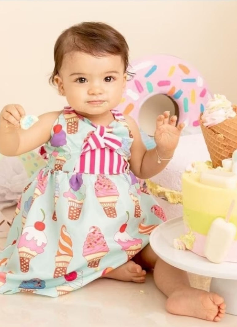 Ice-Cream Dress (Available in Romper)