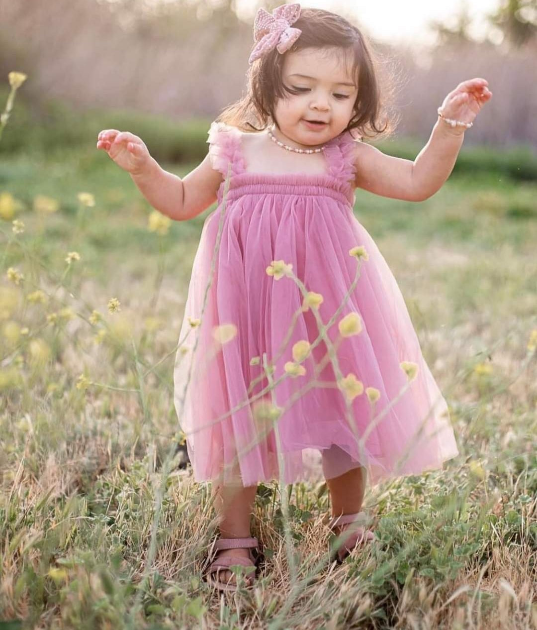 Blush Tulle Dress