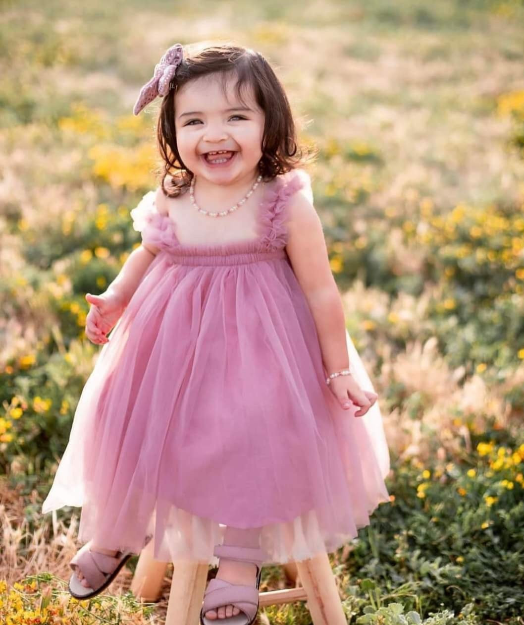 Blush Tulle Dress