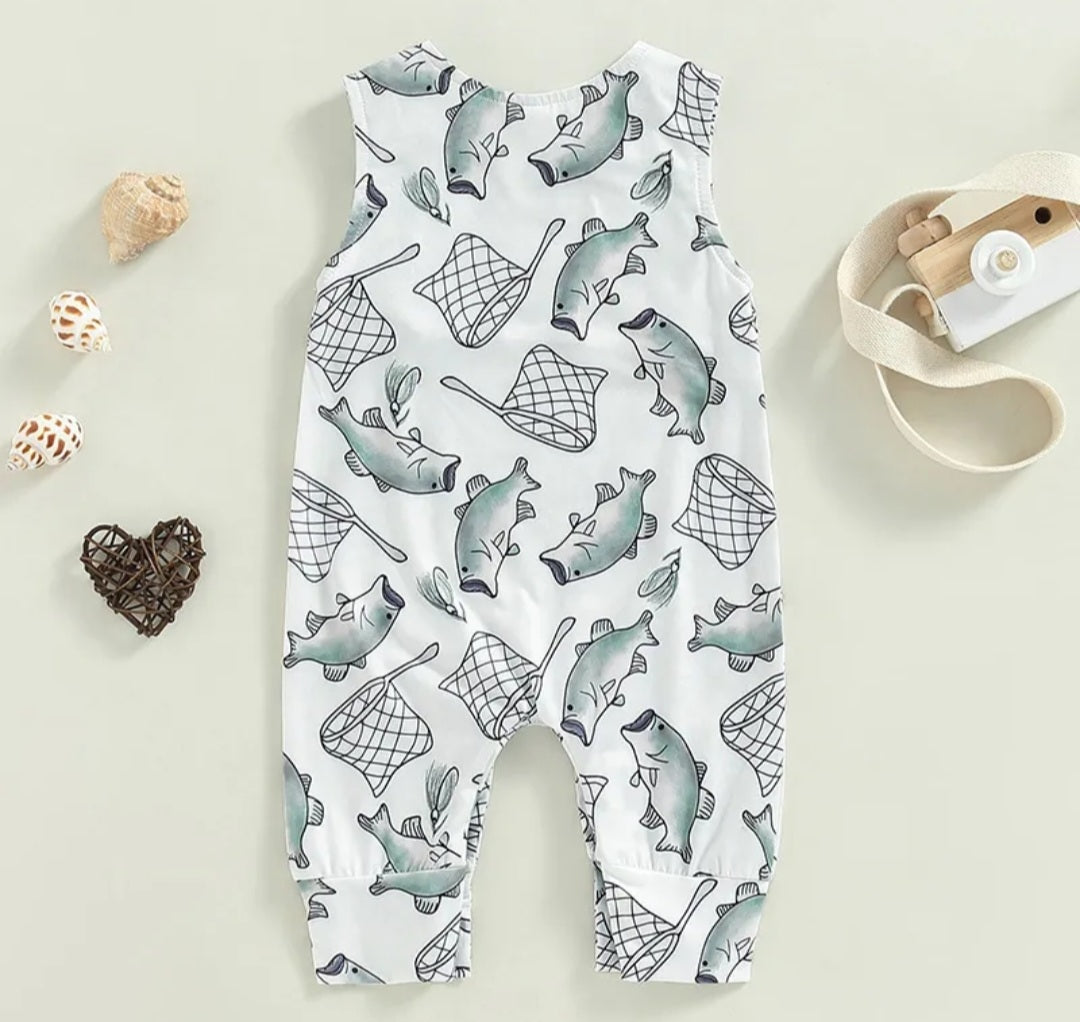 Daddy's Little Fishing Buddy Jumpsuit
