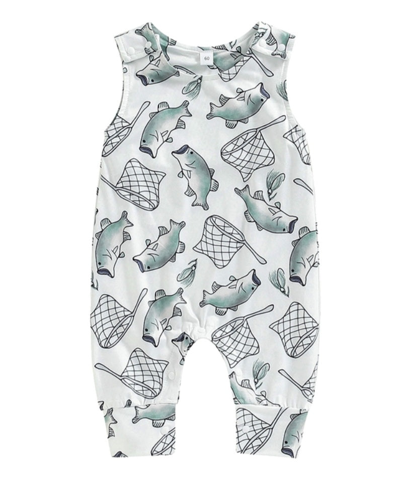 Daddy's Little Fishing Buddy Jumpsuit