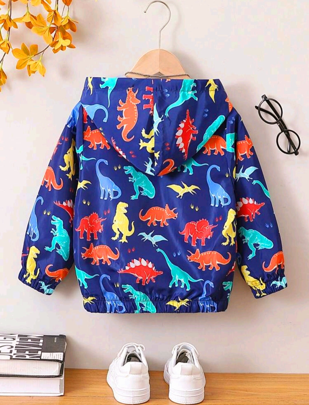 Dinosaur Windbreaker Navy