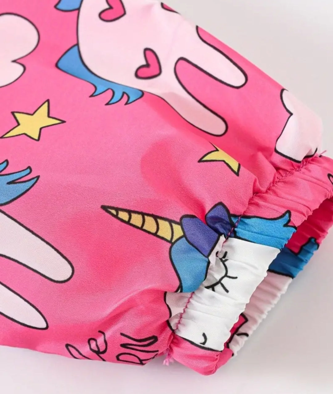 Cerise Unicorn Hooded Windbreaker