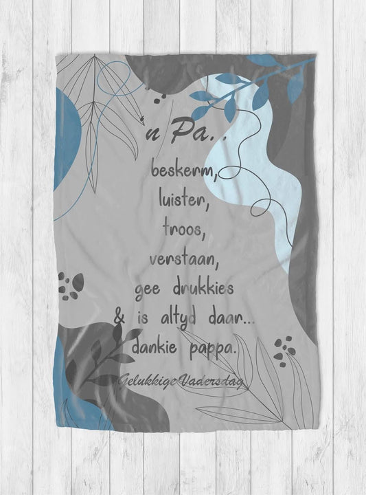 n Pa, beskerm, luister Blanket