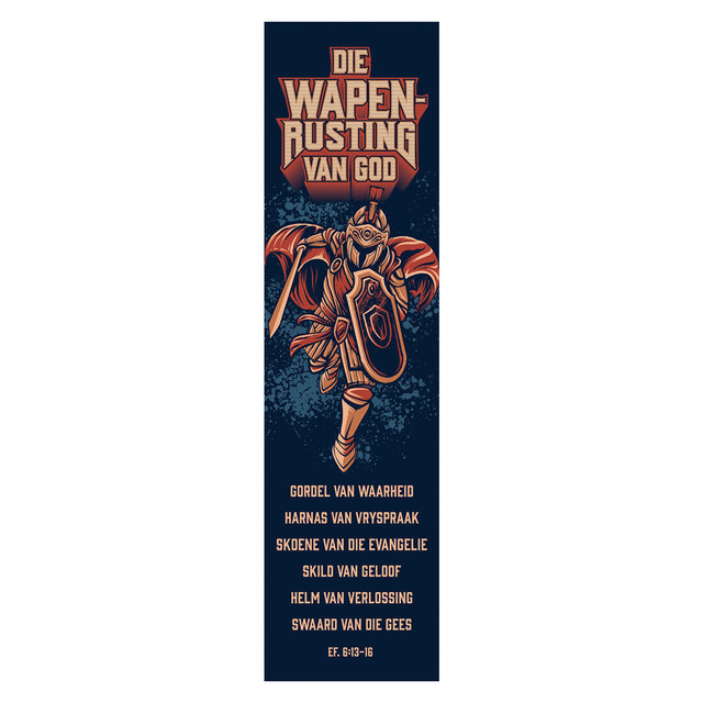 Die Wapenrusting Van God Pack Of 10 Sunday School Bookmark - Ephesians 6:13-16