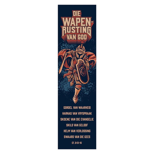 Die Wapenrusting Van God Pack Of 10 Sunday School Bookmark - Ephesians 6:13-16
