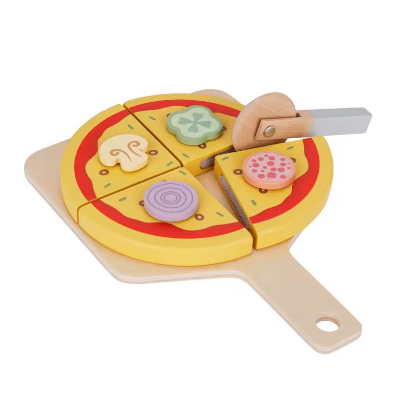 TookyToy Pretend Play Wooden Pizza Oven