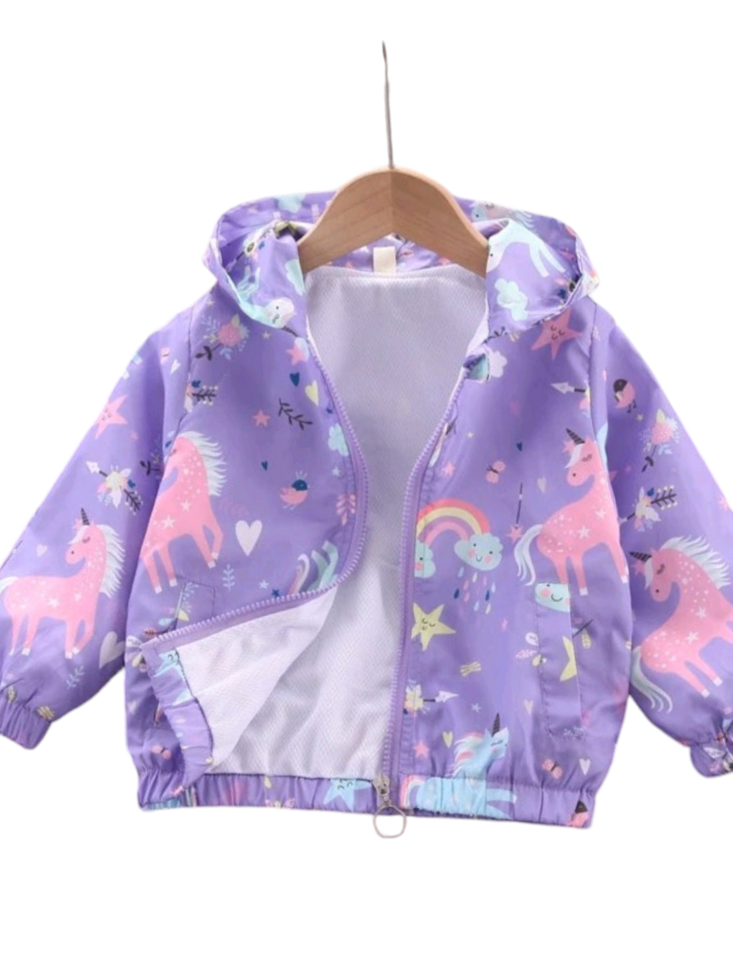 Purple Unicorn Windbreaker
