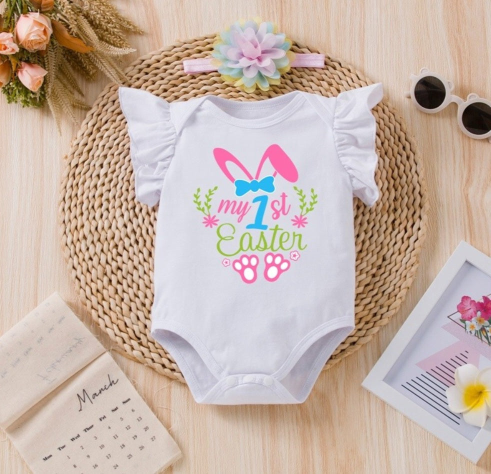 My First Easter Romper,&nbsp; Tutu and Headband