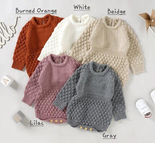 Luxury Knitwear ROMPERS Gender Neutral