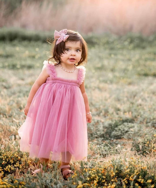 Blush Tulle Dress