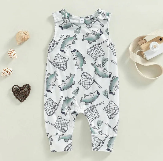 Daddy's Little Fishing Buddy Jumpsuit