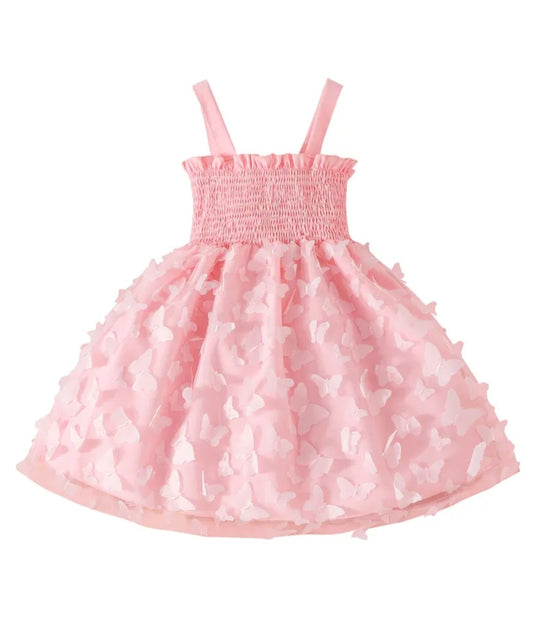 Pink Butterfly Dress