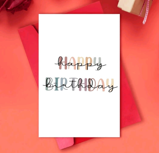 Happy Birthday Card
