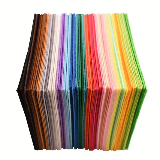 40pcs QUANFANG Vibrant Nonwoven Felt Fabric Squares